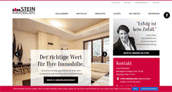 Desktop Screenshot of immobilien-stein.com